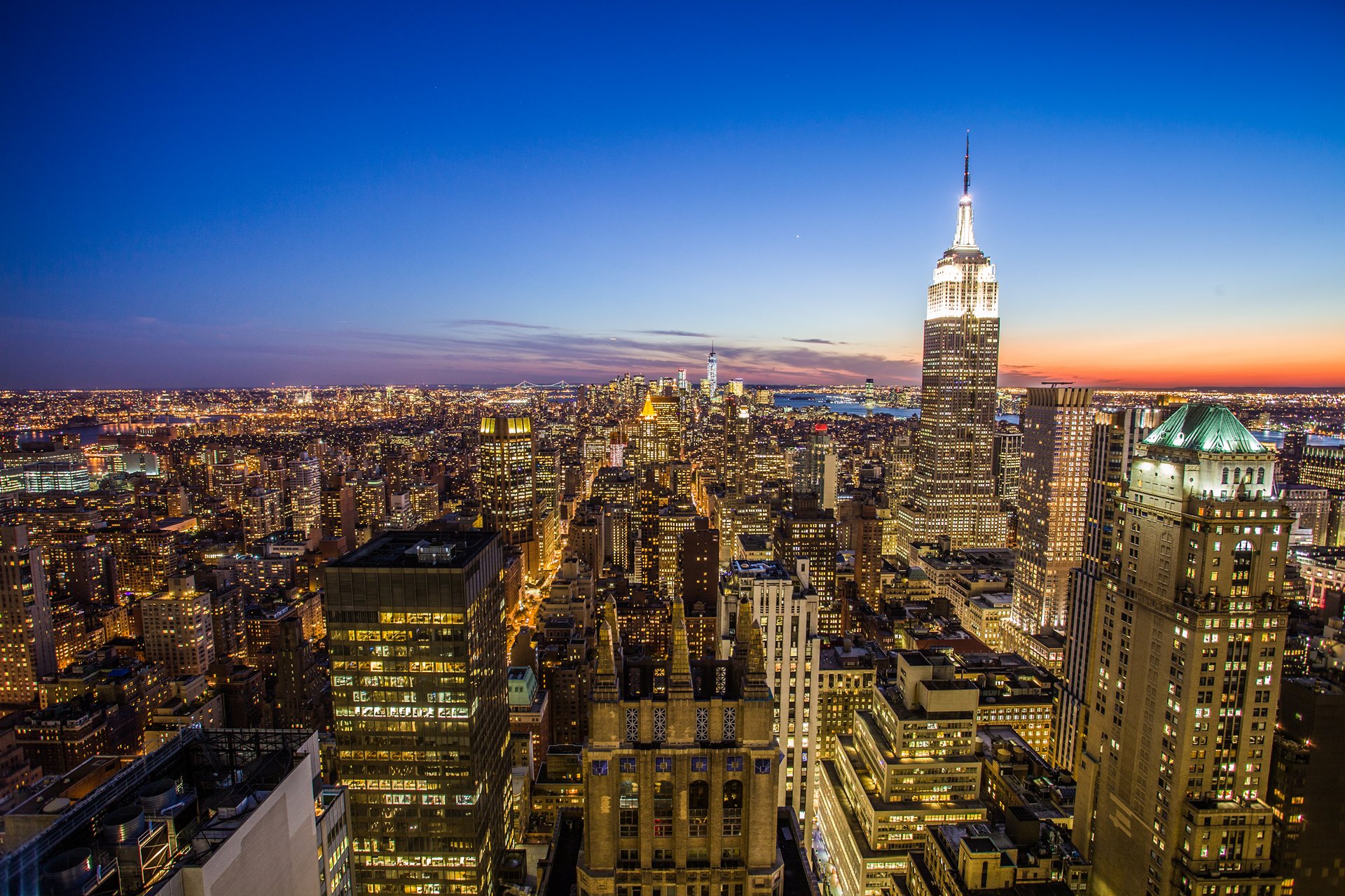 Photographer Paris - Serie Travel - New York - View of Manhattan and the Empire State Builing