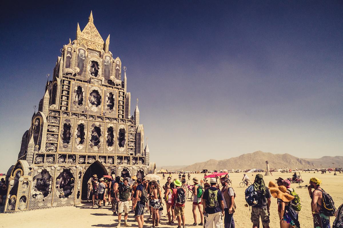 Burning Man - A temple
