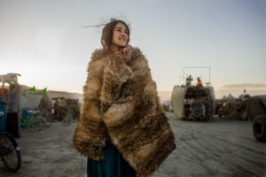 Burning Man - The french girl