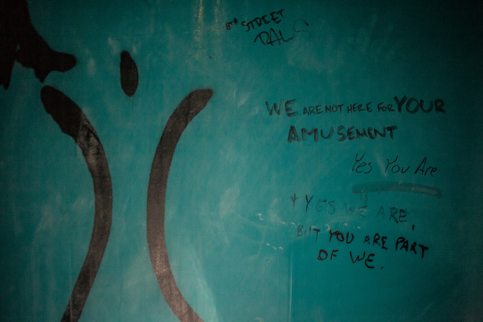 Burning Man - Funny messages in the restrooms