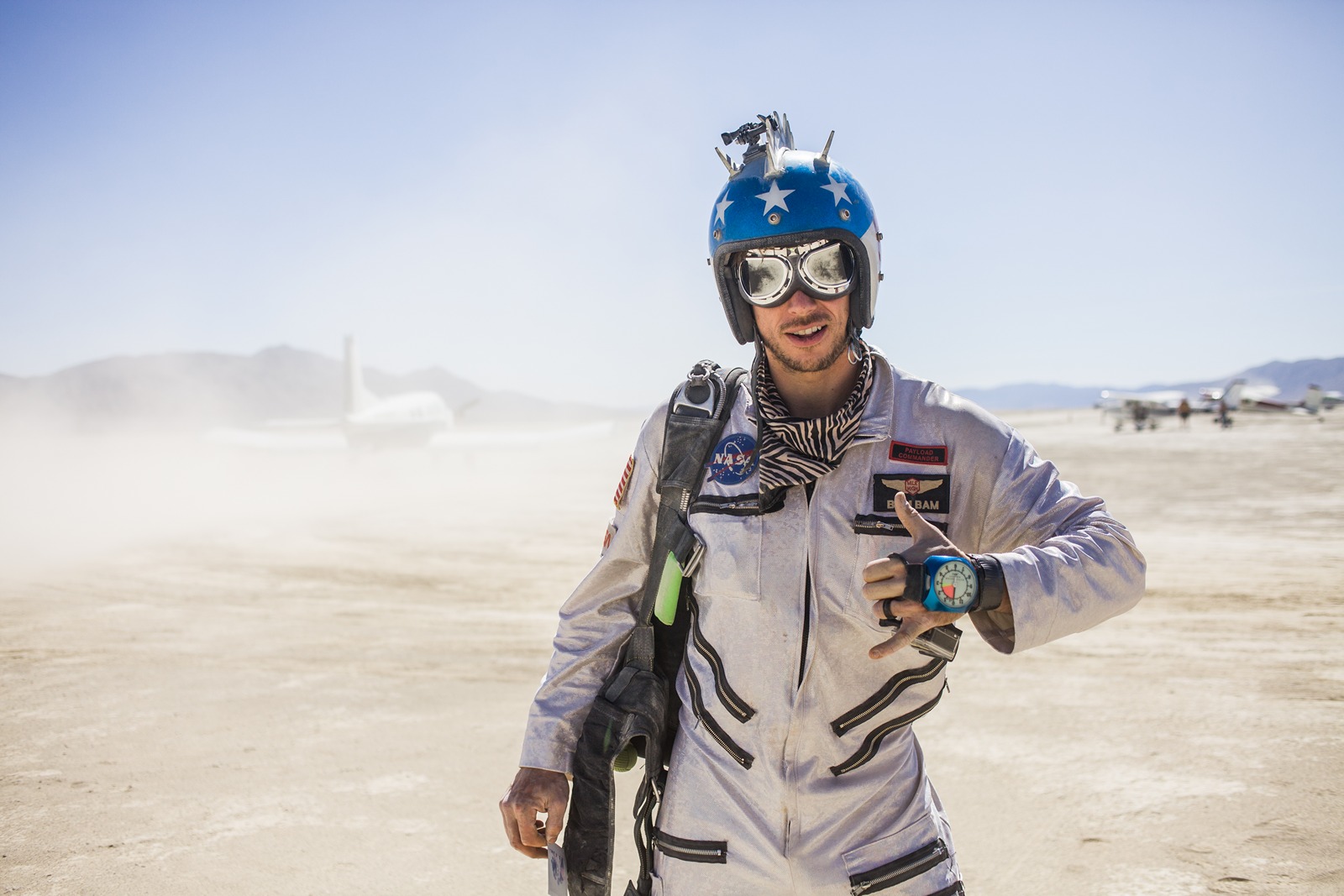 Burning Man - American skydiver