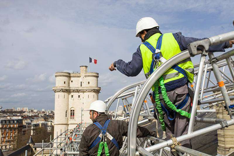 photographe chantier paris BTP construction bâtiment Rémi Jaouen drone time lapse